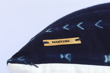 Load image into Gallery viewer, Mudcloth Throw Pillow - Indigo